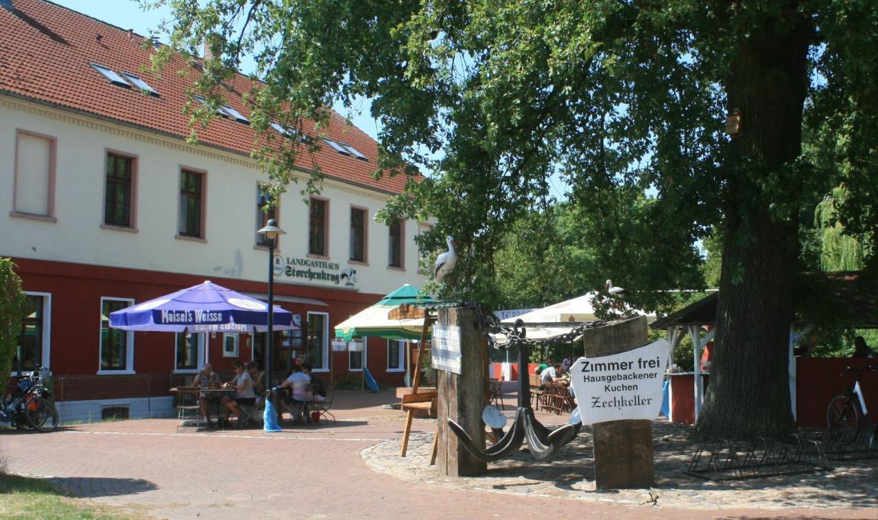 Landhotel Storchenkrug Ruhstadt Bagian luar foto