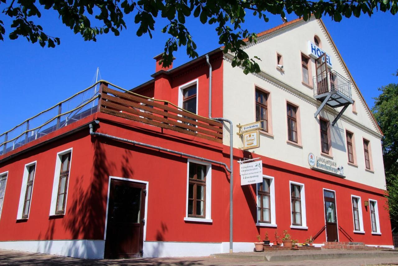 Landhotel Storchenkrug Ruhstadt Bagian luar foto