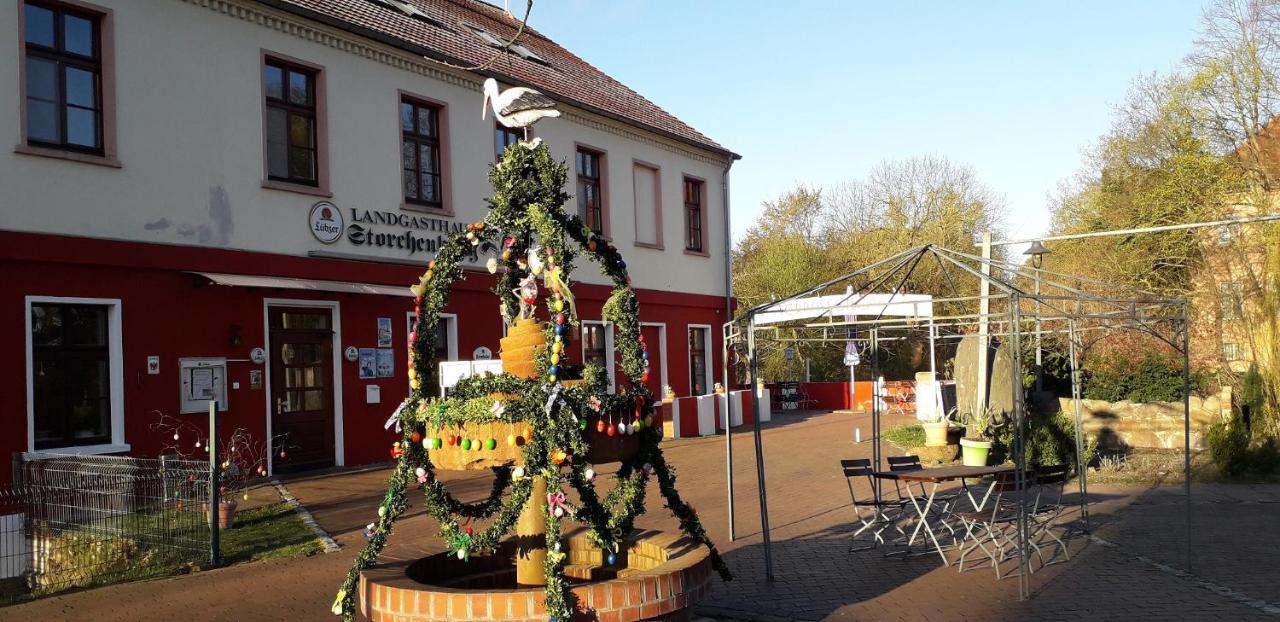 Landhotel Storchenkrug Ruhstadt Bagian luar foto